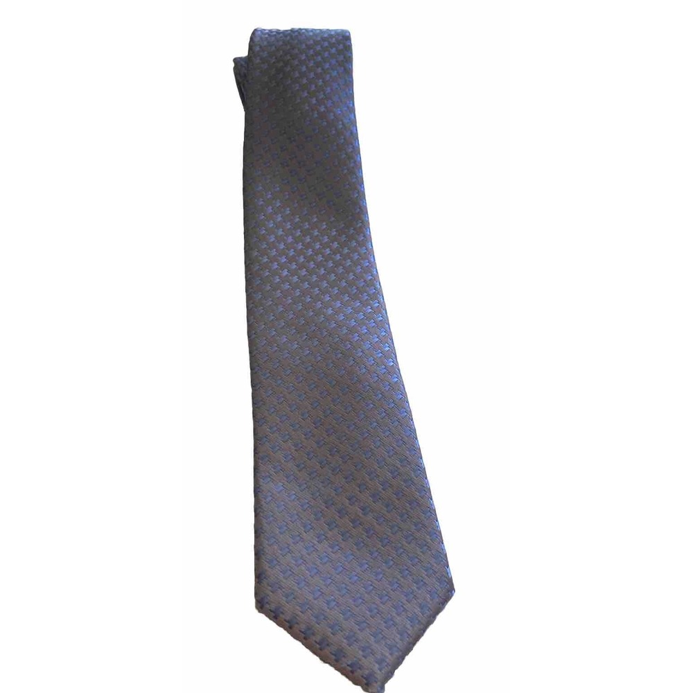 NWT IMANI UOMO BLUE SILK TOUCH NECK TIE  NEW